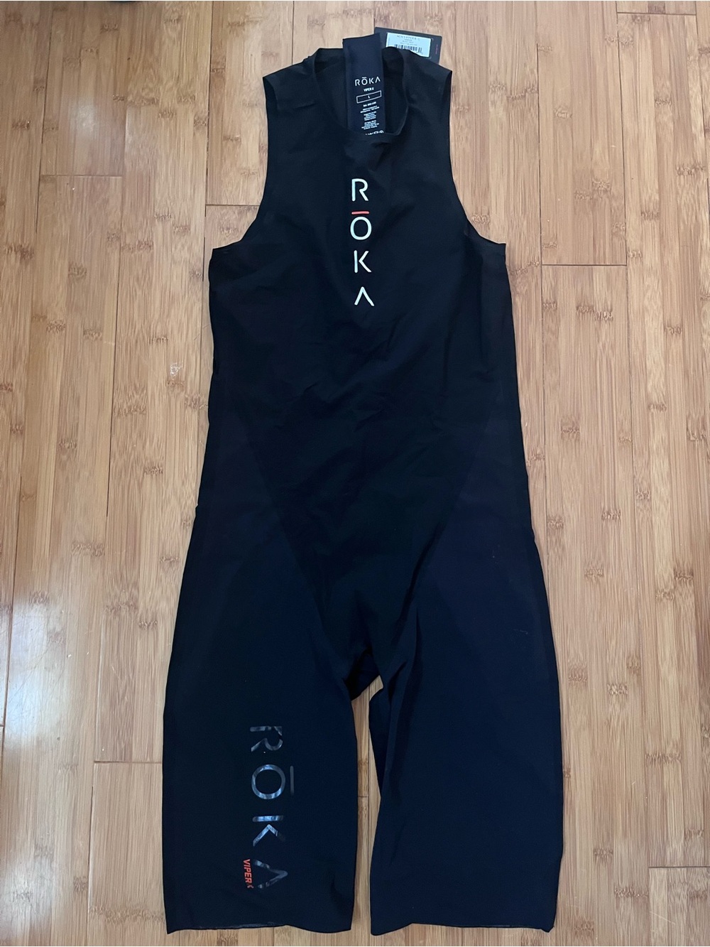 Roka Men's Black Performance Swim Bodysuit